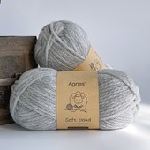 Ages 编织手工线 链条线 轻云 羊驼毛混纺纱线