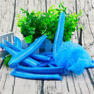 一次性帽子食品家用头套防尘无纺网帽布防掉发厨房车间防油工作帽