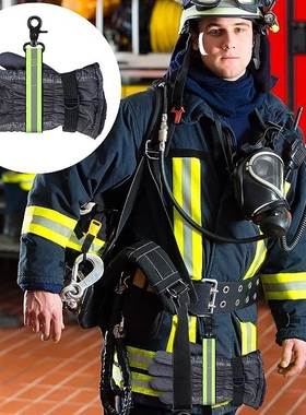 现货消防手套夹 反光条尼龙户外消防手套支撑夹收纳 Firefighting