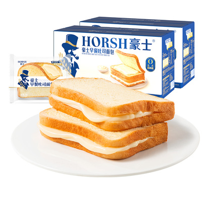 豪士早餐吐司手撕面包学生早餐夹心面包整箱4斤代餐蛋糕休闲零食