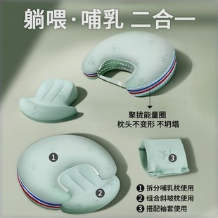 BabyWatch哺乳枕婴儿斜坡垫多功能宝宝防吐奶溢奶新生儿喂奶枕头