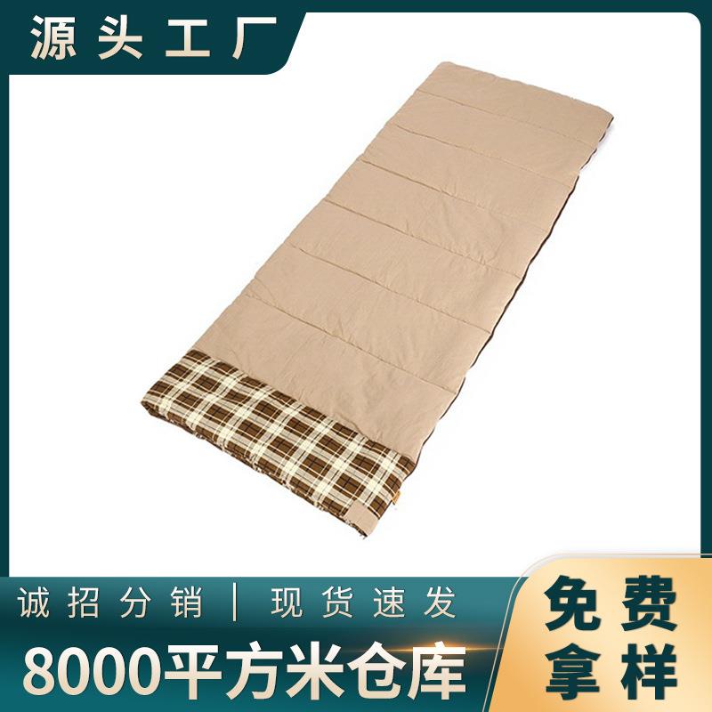 户外露营加厚防寒便携式睡袋单人保暖睡眠袋冬季野营露营装备厂家