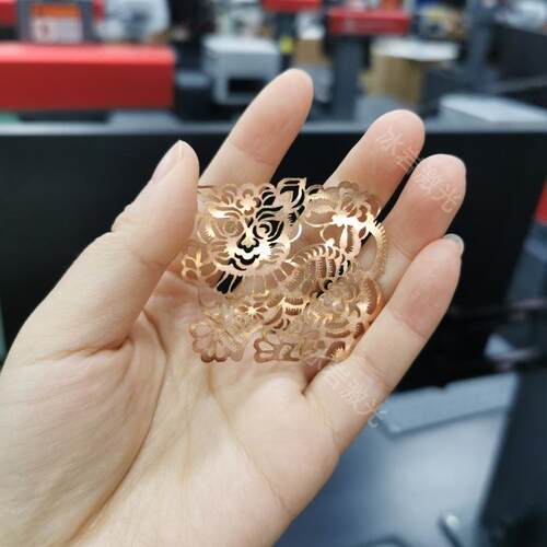 密激光切密割机金属金银铜铁铝激光切割打精孔线划小型精激光OWU