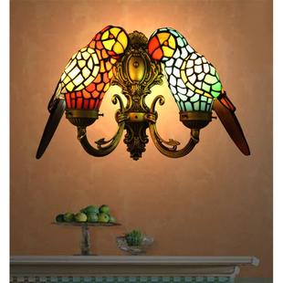 厂家供欧式 田JL138园鹦直支鹉多头灯吊灯精品蒂凡尼灯饰餐厅咖啡