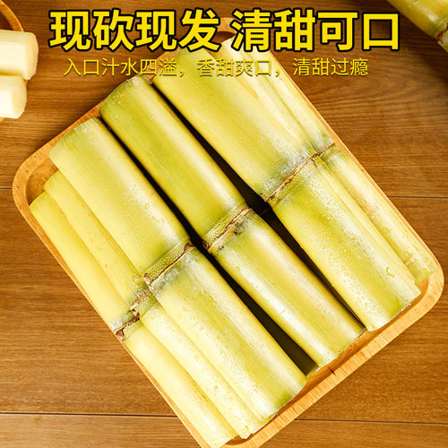 【下单立减50】云南黄金甘蔗现砍现发脆甜多汁新鲜当季水果5-9斤