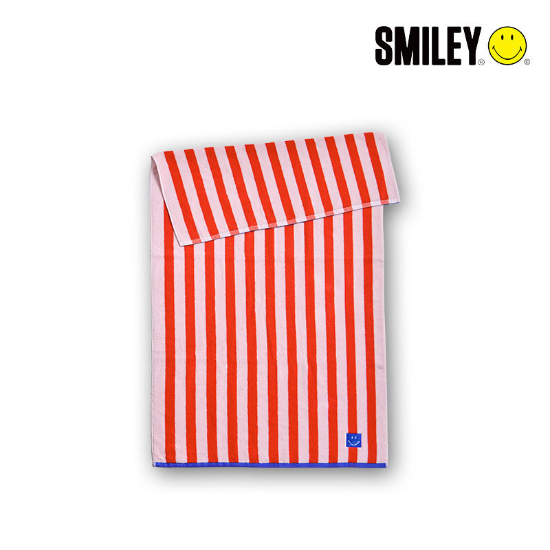 【SMILEY总部溯源】SMILEY笑脸轻奢复古条纹浴巾