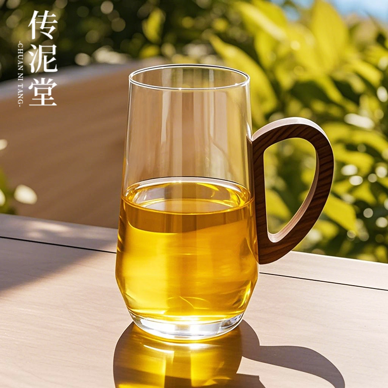 玻璃杯家用高硼硅泡茶过滤水杯图片