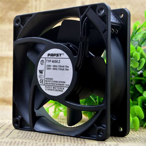 德国 PAPST TYP 4656 Z 12CM 230V 19W 全金属 耐高温 散热风扇