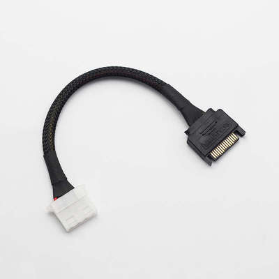 SATA转大4P转接线 电源连接线 公头15P转IDE 串口转并口4D 铜芯线