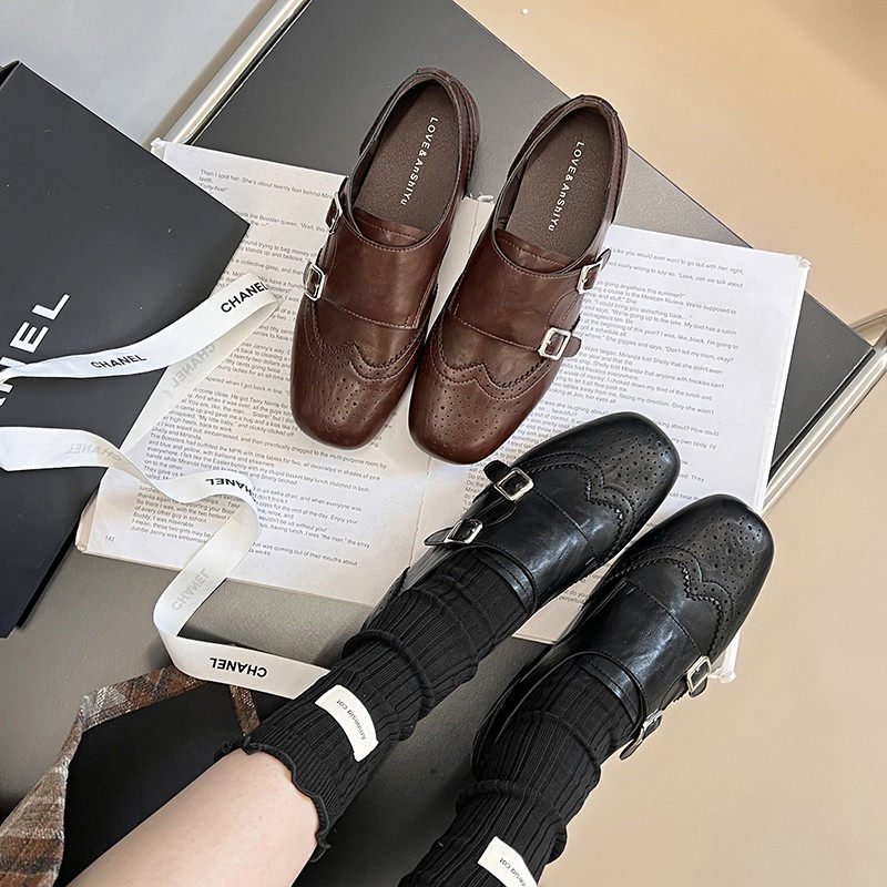 英伦风复古单鞋女2026年春季新款内增高方头小皮鞋百搭气质乐福鞋,女鞋,深口单鞋,淘宝优惠券,粉丝福利购,淘宝优惠卷