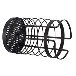 Round Kitchen Utensils Holder Black Utensil Caddy For