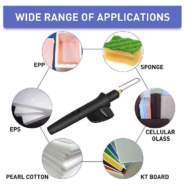 9pcs/set 3-in-1 100-240V 18W Foam Cutter Professional Foam P