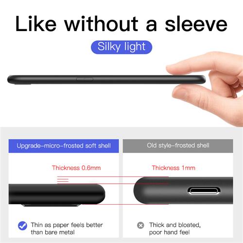 For Meizu 15 Lite M15 Case Black Soft TPU Silicone Back Cove