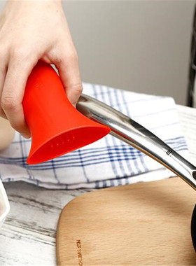 3pcs/set Frying Pan Silicone Kitchen Hot Handle Holder Cast