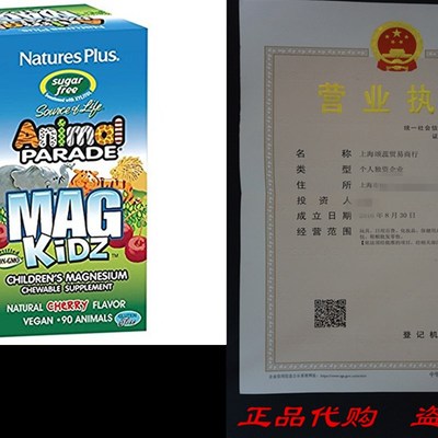 Natures Plus Animal Parade MagKidz 90 Chewables - Sugarfree