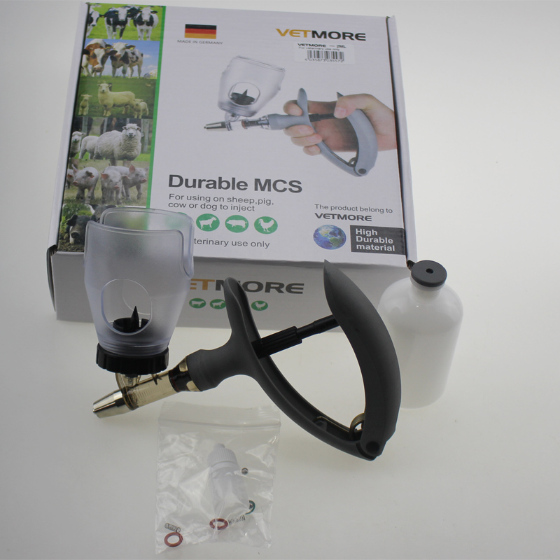 进口兽用自动连续注射针器 可调疫苗猪牛羊鸡用禽用注射器 2/5ML