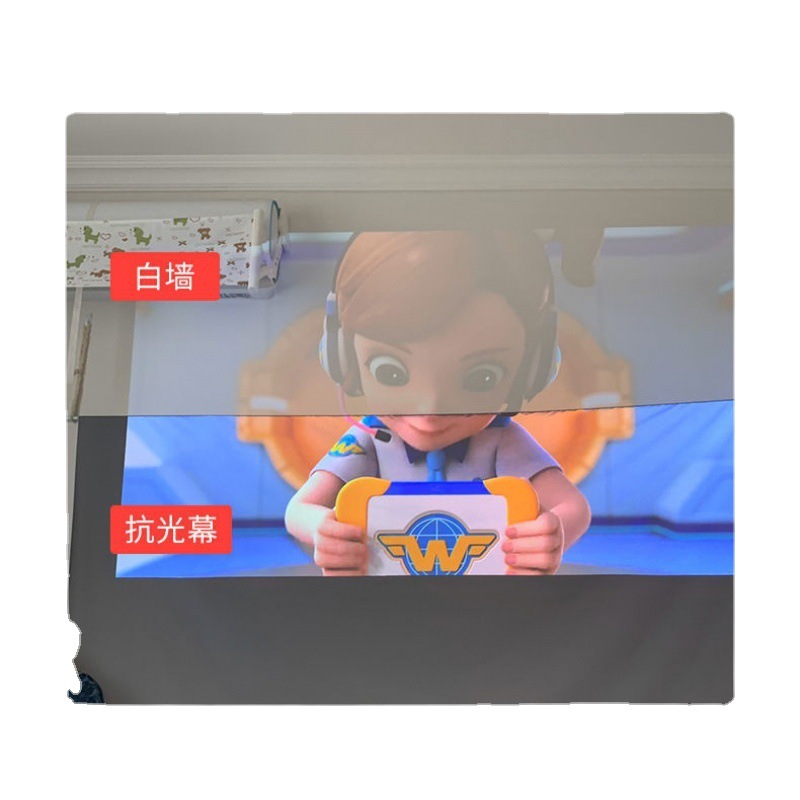 画框幕布抗光金属幕金属幕便携幕投影屏免贴墙4K高清中长焦支架幕