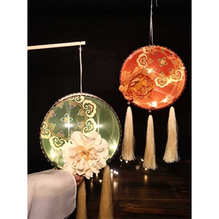 ?手提灯笼中国风复古风宫廷宫灯儿童花灯汉服跳舞蹈阑珊处道具成