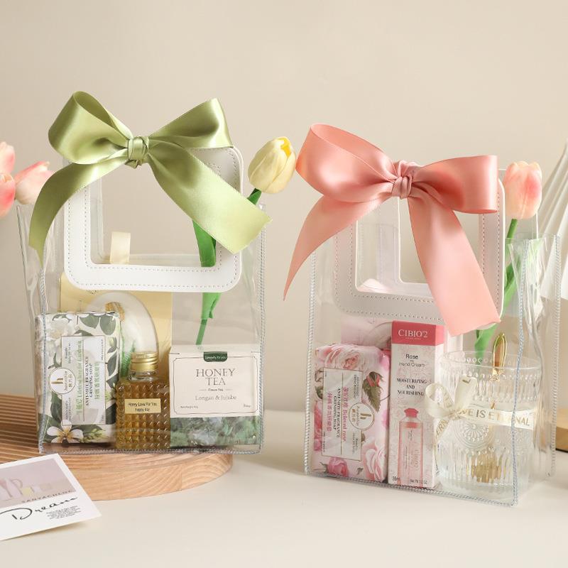 创意小清新手提伴手礼礼袋送礼盒女友实用企业商务礼品成品套装