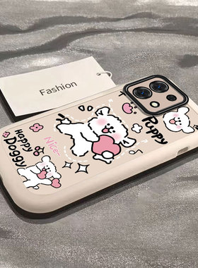 适用OPPOReno13手机壳Reno13Pro保护套reno13OPPO新款5GOPOP硅胶OPReno外壳OPPReno全包防摔男女OPO爱心狗狗