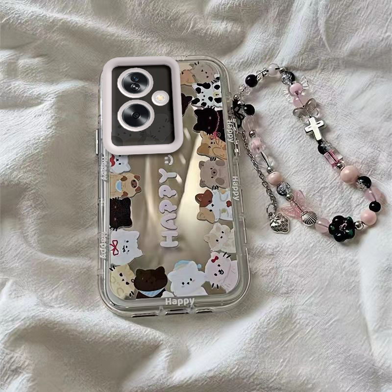 OPPOA2手机壳OPPO新款A2保护5G套A25G可爱OPA/OPPA化妆镜面OPP0PP0PPO全包PPOA防摔OPOP男女OA/POA小猫小狗