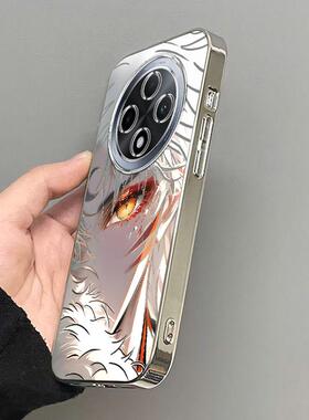 适用于oppoa3pro手机壳新款a2a1pro男女a93a96a72a97a58全包防摔a57 5ga32透明a7a8a9a11x电镀银a91a83杀生丸