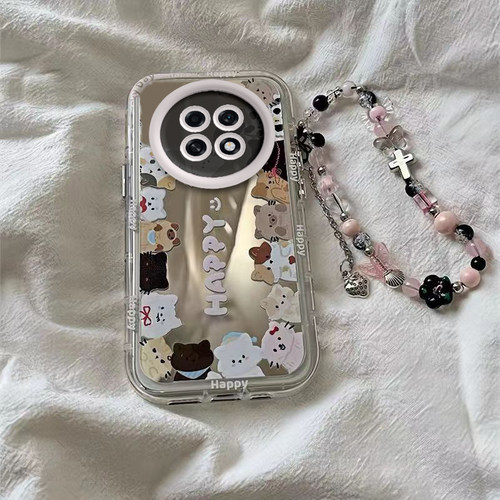 适用OPPOA6GT手机壳A6GT5G保护套OPPO新款化妆镜面软壳镜头全包防摔OPOPA高级感外壳OPA0PP0OPPA男女小猫小狗