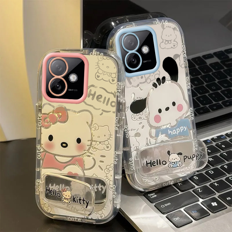 适用荣耀X60GT手机壳华为X6OGT保护套HONOR新款XGT创意镜面GTX全包防摔专用外壳高级感X60GtTG男女情侣kt猫