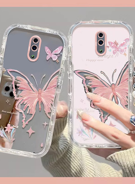 适用PCAM00手机壳PCAT00套OPPO型号PCAMOO新款OPPOPCAM防摔OPPOPCAT男OPPOPCAMOO女OPPORenoPCAM镜面粉底蝴蝶