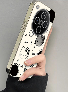 适用oppofindx8手机壳x7ultra新款opofindx6pro全包findx3防摔硅胶findx5pro高级感电镀银透明por黑白粉kt猫