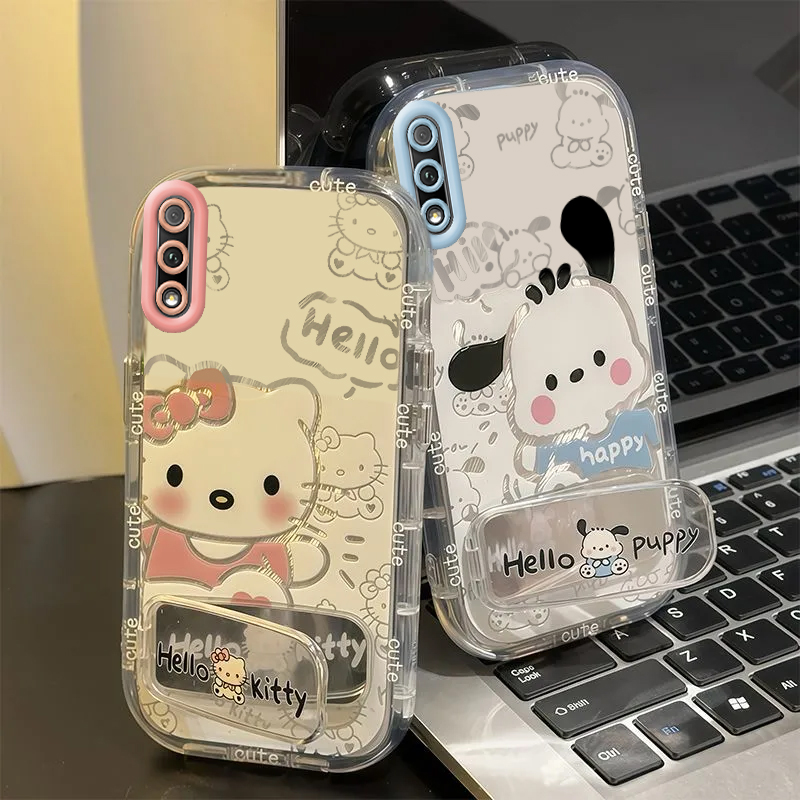 适用荣耀9X手机壳HONOR9X保护套H0N0R9X华为新款可爱HONORX潮镜面全包防摔九叉专用升降摄像头X9男女情侣kt猫