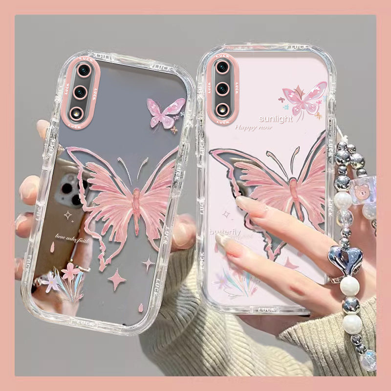 适用荣耀9X手机壳荣耀9XPro新款镜面保护套高级感女款HLK-AL00镜头全包防摔网红时尚潮流ins风粉色春日蝴蝶,3C数码配件,手机保护套/壳,淘宝优惠券,粉丝福利购,淘宝优惠卷