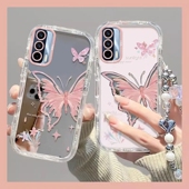 适用于真我q3s q2全包防摔OPPO真我v25v23v20v15v13v11s女镜面v5 夏日蝴蝶q5i q3pro手机壳新款 realmeq5狂欢版