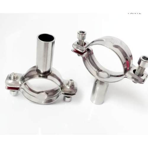 304不锈钢卫生级管支架 管卡管子夹固定水管夹管托管码25 32 108