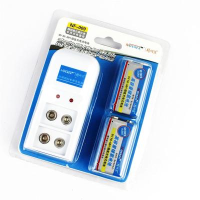 精明鼠 NF-009 9V电池充电套装充电电池套装 充电器  充电器组合