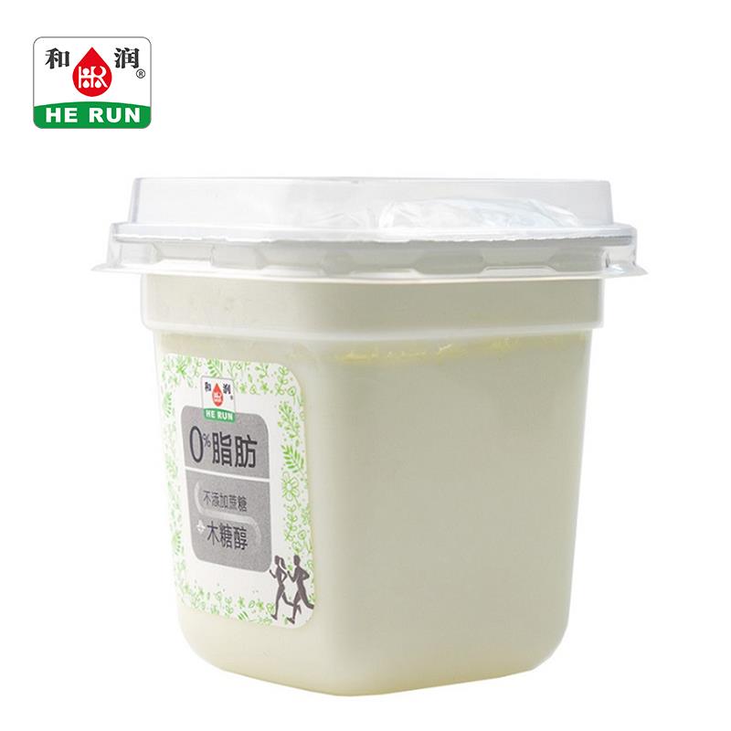 和润含0脂肪0蔗糖和低脂草莓桑葚风味发酵乳果粒益生菌酸奶200g