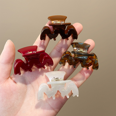 韩系半扎发小抓夹女高端醋酸发夹