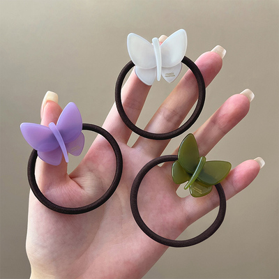 新中式蝴蝶发圈女扎头绳