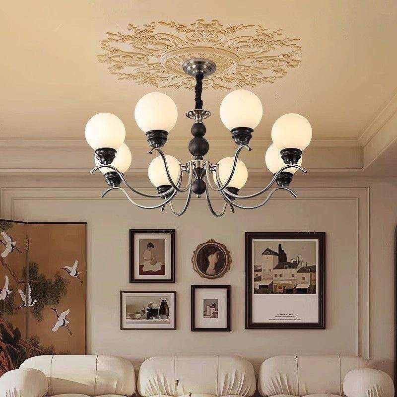 法式中古风大厅主灯现代简约高端魔豆复古风餐厅卧室灯具客厅吊灯,电子元器件市场,其它元器件,淘宝优惠券,粉丝福利购,淘宝优惠卷