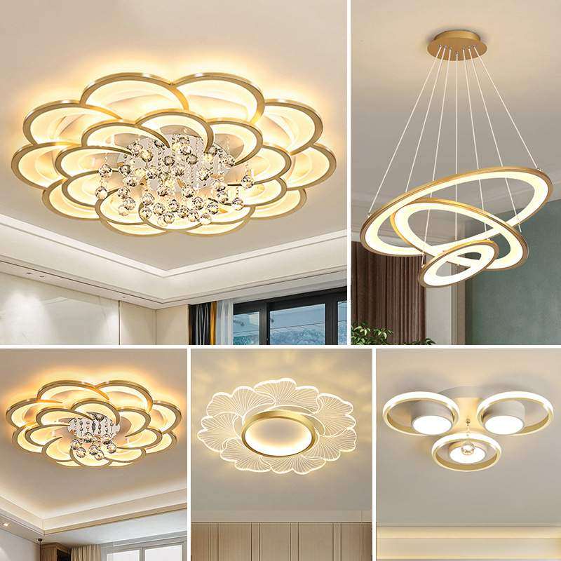 客厅主灯水晶灯现代简约高级感全屋灯具套餐组合圆形卧室吸顶灯,3C数码配件,USB灯,淘宝优惠券,粉丝福利购,淘宝优惠卷