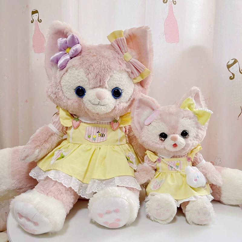 M号S号玲娜贝尔公仔着替饼饼黛露毛绒玩具娃衣蜜蜂小花裙套装女生
