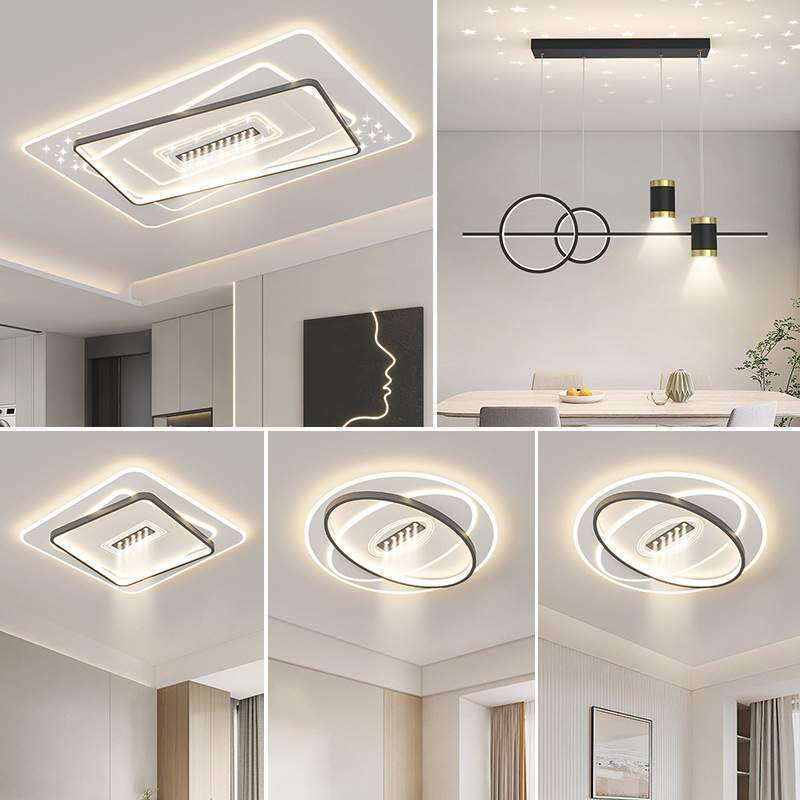2025年新款客厅吸顶灯广东全屋套餐组合大气中山灯具现代简约,3C数码配件,USB灯,淘宝优惠券,粉丝福利购,淘宝优惠卷