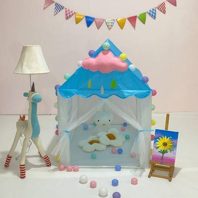 帐篷儿童室内游戏屋小号房子城堡公主屋睡觉过家家玩具蚊帐生日礼