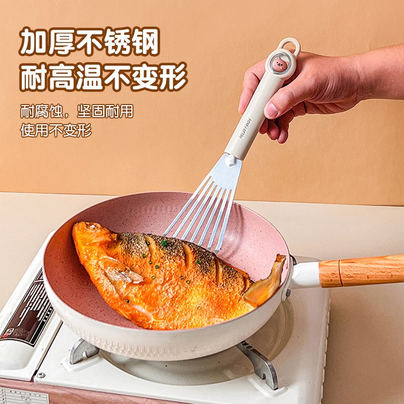 锅铲厨房不粘锅专用炒菜铲家用不C锈钢厨具煎饼煎鱼牛排煎铲蝴蝶