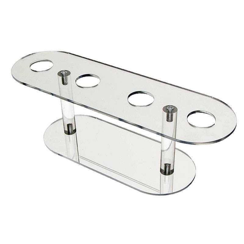 4孔椭圆亚克力透明冰淇淋架蛋筒甜筒支架ice cream display stand