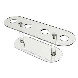 stand display 4孔椭圆亚克力透明冰淇淋架蛋筒甜筒支架ice cream