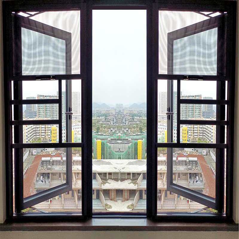 免打孔边框铝材合金不锈钢丝金刚网纱窗防护蚊虫门推拉式纱窗连锁,全屋定制,纱窗/金刚纱网窗,淘宝优惠券,粉丝福利购,淘宝优惠卷