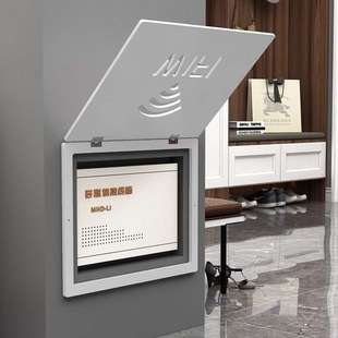 电表箱遮丑弱电箱遮挡多媒体信息网线盒盖板装 饰画免打孔