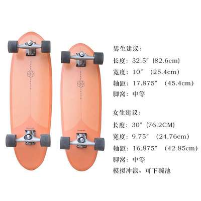 Extreme park陆地冲浪板免蹬地专业滑板初学者模拟滑雪板专业板