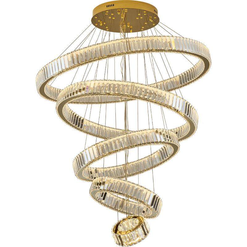 复楼水晶大吊灯厅的主灯轻奢别楼墅中梯工程现客代挑式空长吊灯具,家装灯饰光源,智能吊灯,淘宝优惠券,粉丝福利购,淘宝优惠卷